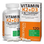 Vitamina K2 + D3 120 Cpsulas Bronson